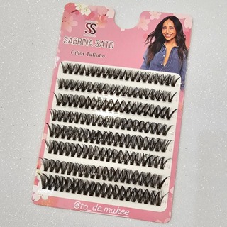 Sabrina sato Cílios Tufinho Luxo Alongamento e Extensão De Cílios Luxury Lashes 30D e 40D tamanhos 10mm,12mm,14mm em Oferta na Shopee