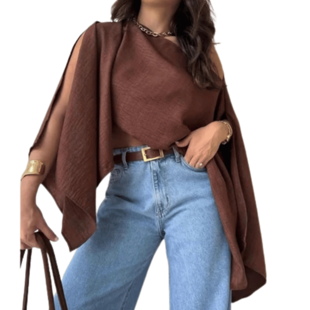 Blusa Capa Blusa Capa Feminina mais Cropped Bata Estilo Boho chic Multi Formas
