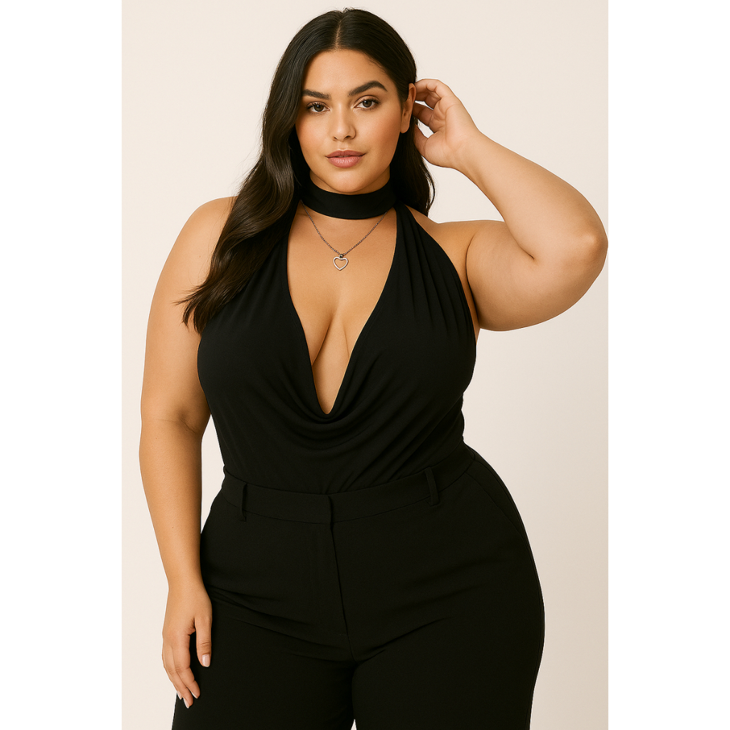 Body Decote Profundo Plus Size: Onde Comprar | BuscaProdutos
