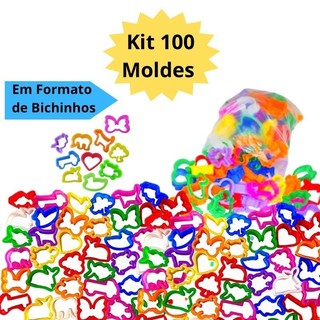 Moldes Forminha para Massinha Cortador de Modelar Kit Festa Lembrancinha Infantil Escolar