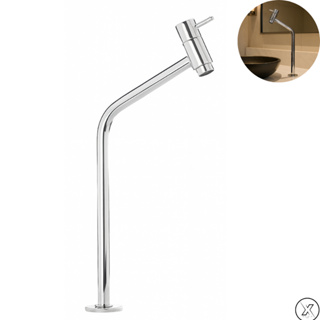 Torneira Link Abs Luxo Cromada Cuba De Banheiro Bancada Lavabo Lavatório em Oferta na Shopee