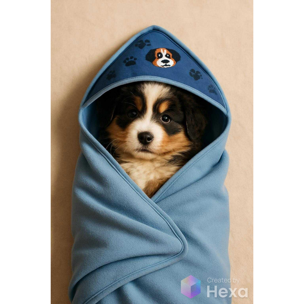 Toalha Pet Super Absorvente para Cachorro e Gato Secagem Rápida Tamanho 70 x 70
