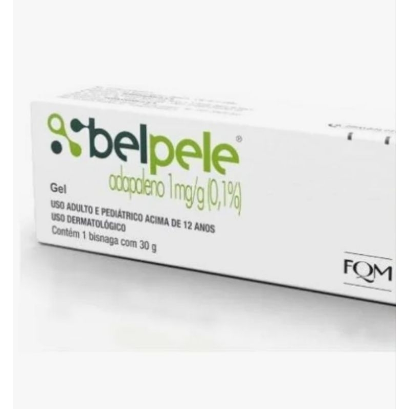 Belpele Gel 1mg Adapaleno Tratamento de Acne 30g