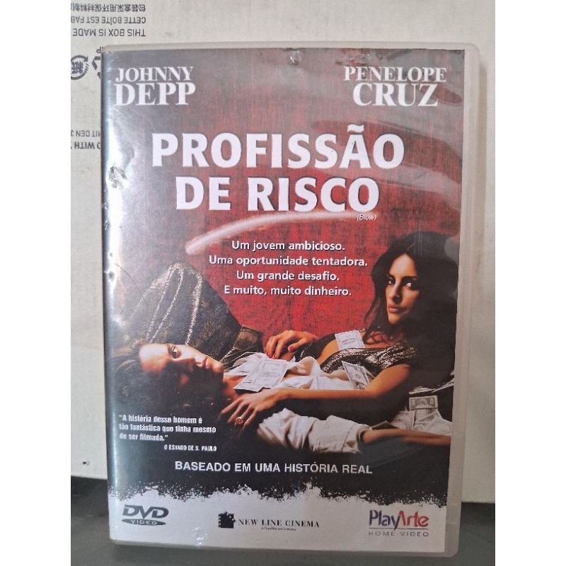 Dvd Profissão de Risco Johnny Depp Original