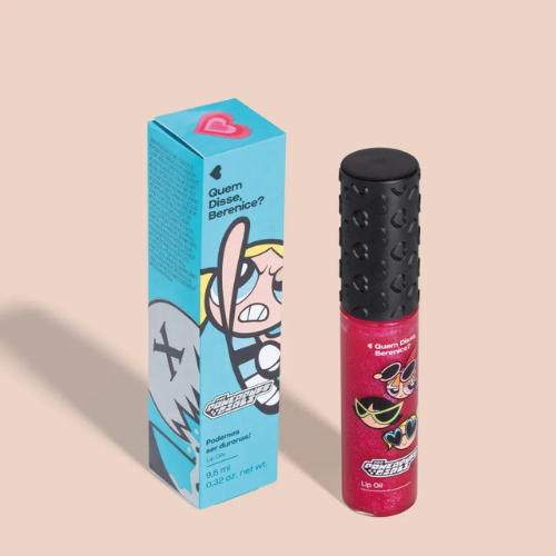 Batom Lip Oil Rosa Podemos Ser Duronas QDB As Meninas Super Poderosas 9,5ml - O boticário