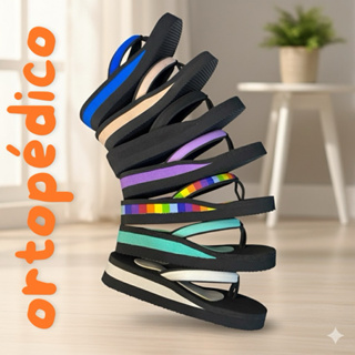 Chinelo ortopédico feminino confortavel e antderrapante para fascite plantar e esporao em Oferta na Shopee
