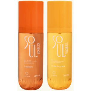 Body Splash Soul Brasileira Cheia de Graça e Tropicália Hinode 200ml