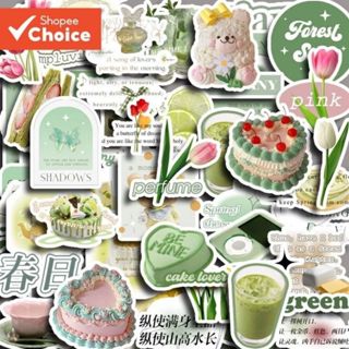 50 Stickers Scrapbook Verde  | Adesivos para Kindle, Planner, Journal e Scrapbook em Oferta na Shopee