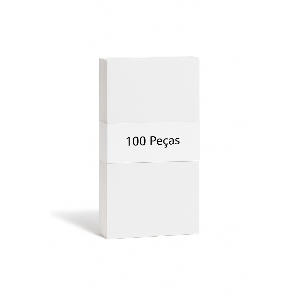 100 CARTELAS PAPELETA 8X14,5 CM PARA FAIXA DE BEBÊ | EMBALAGEM PARA EXPOSIÇÃO, ORGANIZAÇÃO E VENDAS