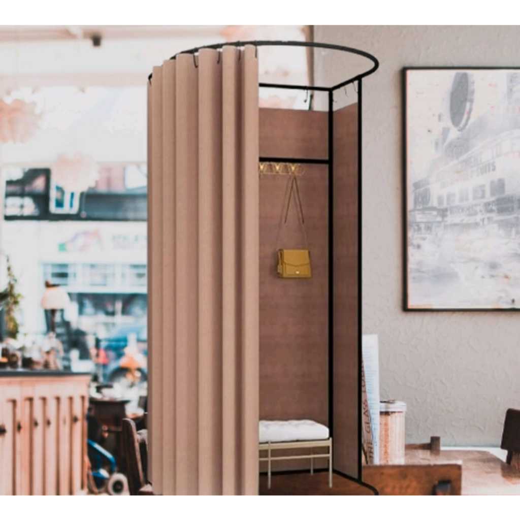 Cortina de Provador Rose: Onde Comprar | BuscaProdutos