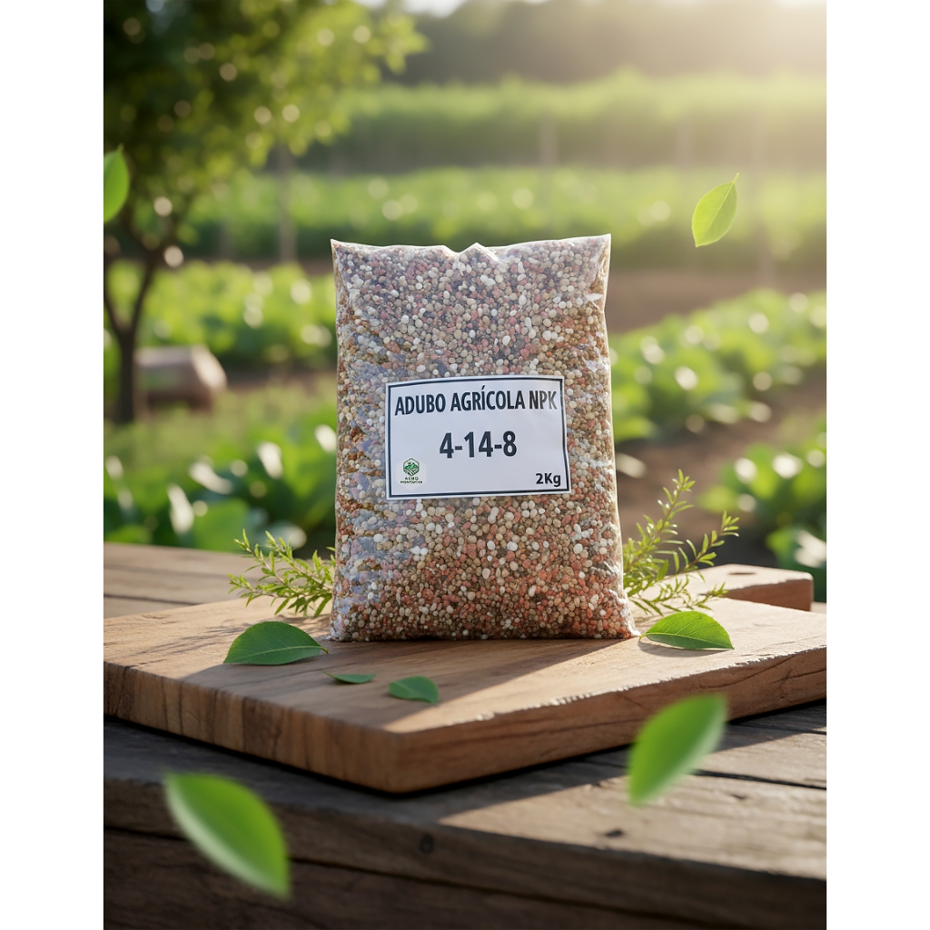 Adubo Agrícola Npk 4-14-8 2kg
