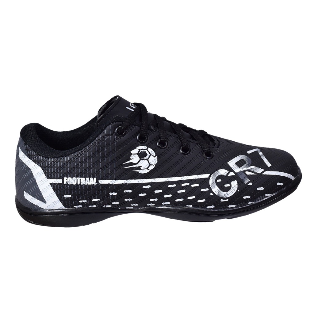 Chuteira footbaal CR7 cano baixo unissex original futsal agilidade, controle e velocidade