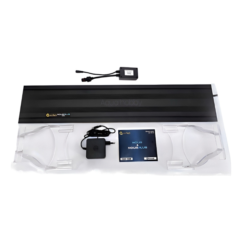 Luminária Ocean Tech Nour Plus Fresh Water 60cm 63w Para Aquários Platando