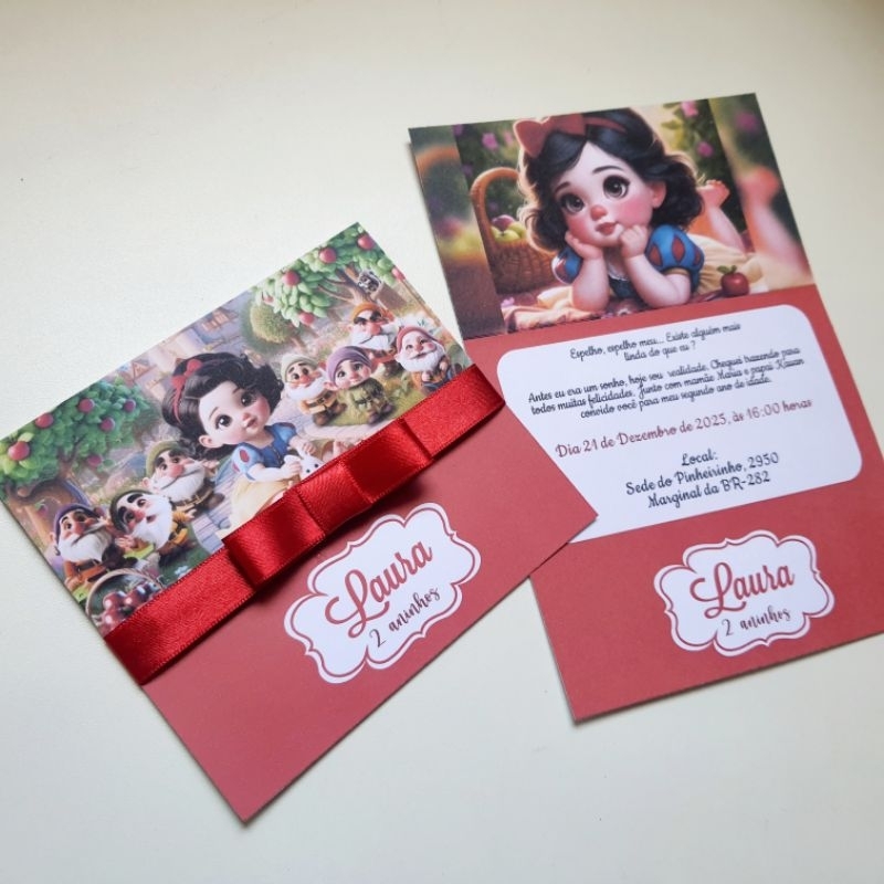 Branca de Neve Convite: Onde Comprar | BuscaProdutos