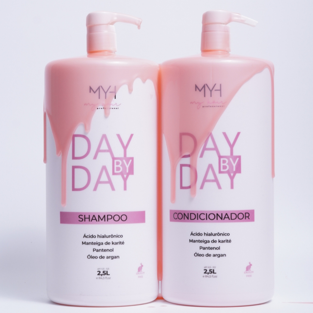 Kit Shampoo e Condicionador Hidratante Day by Day 2,5L My Hair
