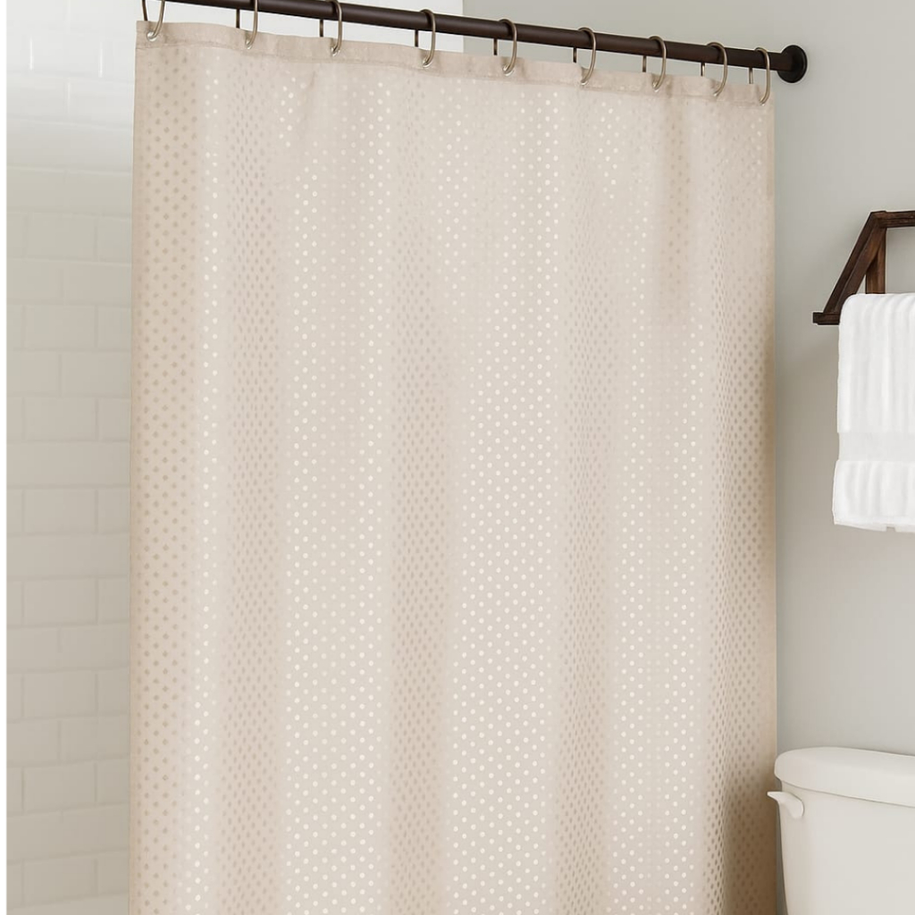 Cortina Para Box Banheiro Tecido Premium 180X180cm Poliéster Impermeável Antimofo em Oferta na Shopee