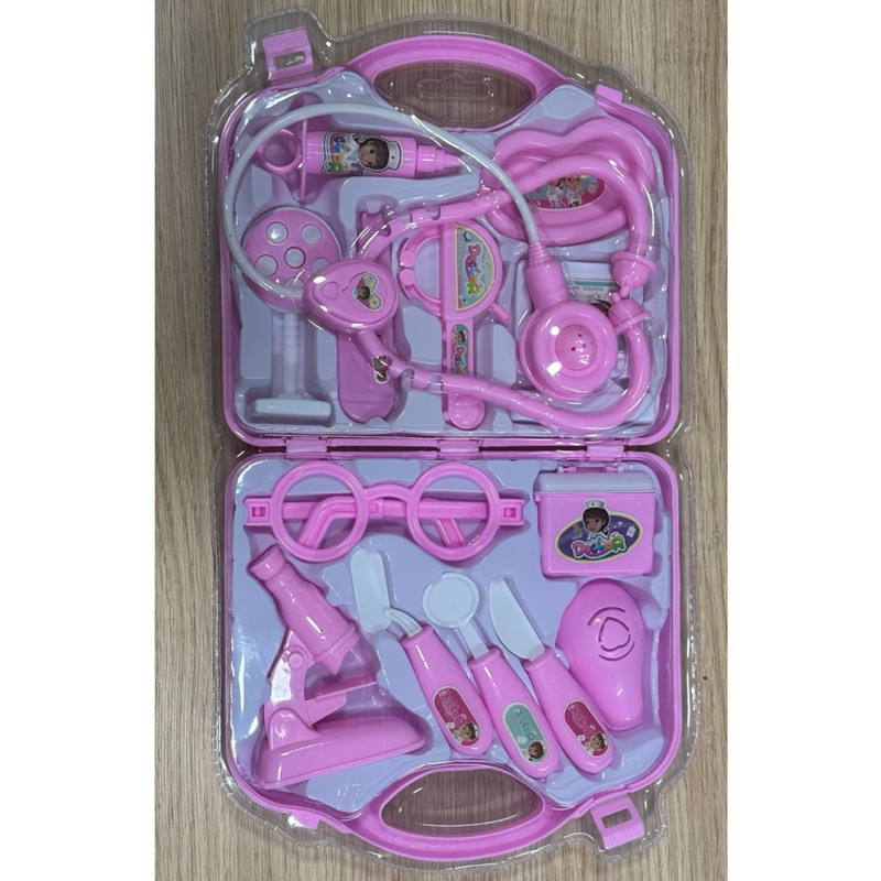 Kit Maleta Médica Enfermeira Infantil Brinquedo Educativo Criança Menina Menino Doutora