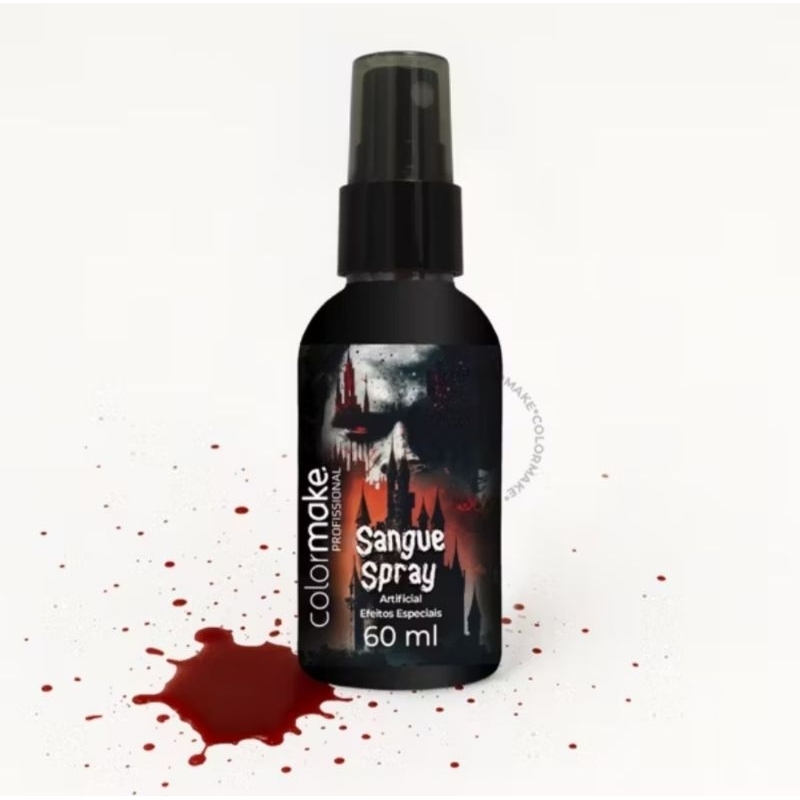 Sangue Artificial Spray 60ml Colormake - Efeito Realista Vermelho Intenso