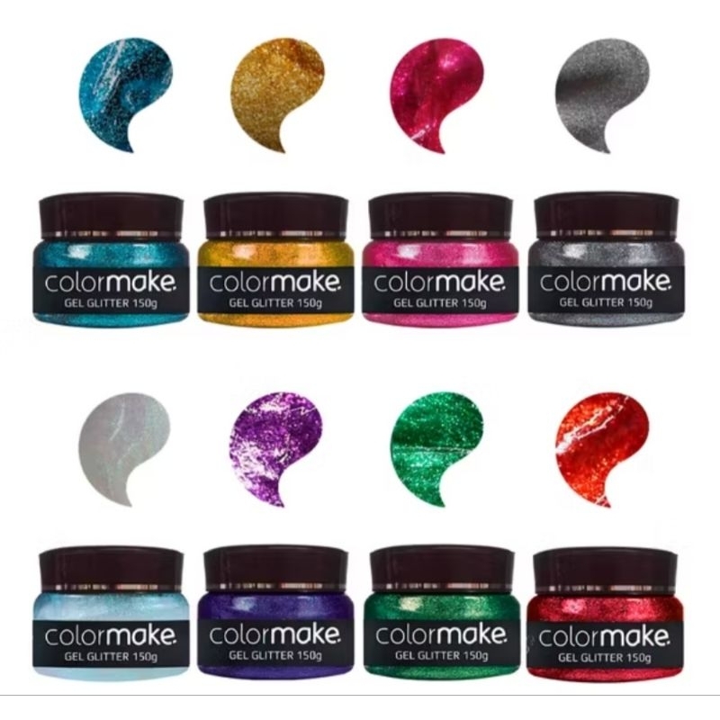 Glitter Gel para Corpo e Cabelo 150gr - Carnaval, Cabelo Maluco