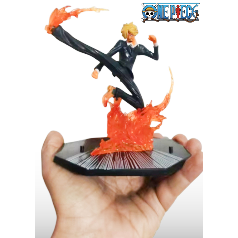 One Piece - Luffy / Sanji Boneco/figura de ação Action Figure Miniatura Decoração coleção anime PVC