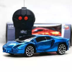 Carrinho De Controle Remoto Carro Esportivo Sem Fio 3 Funções Diversas Cores