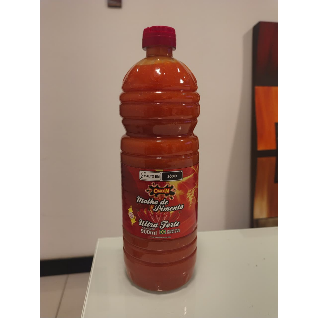 Molho de Pimenta extraforte 900ml Chacón - Ardência intensa e sabor irresistível em Oferta na Shopee