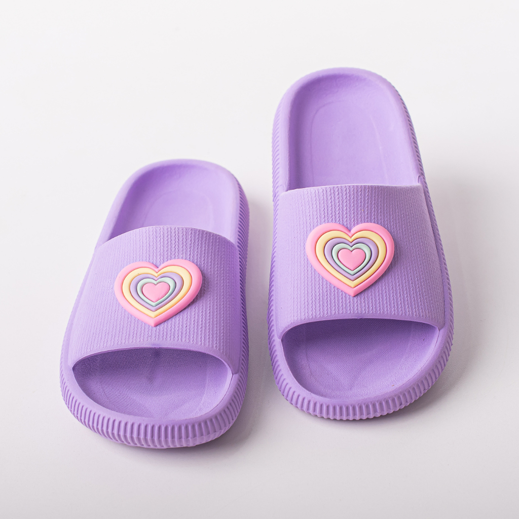 Chinelo Nuvem Slide Infantil Coração Menina Leve e Confortável Ideal para Praia e Passeios em Oferta na Shopee