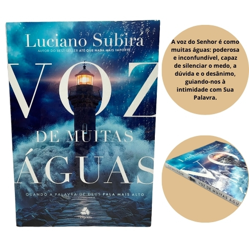 Livro Voz de Muitas Águas Luciano Subirá Capa Mole Ano Edição 2025 Cristão Evangélico Editora Hagnos
