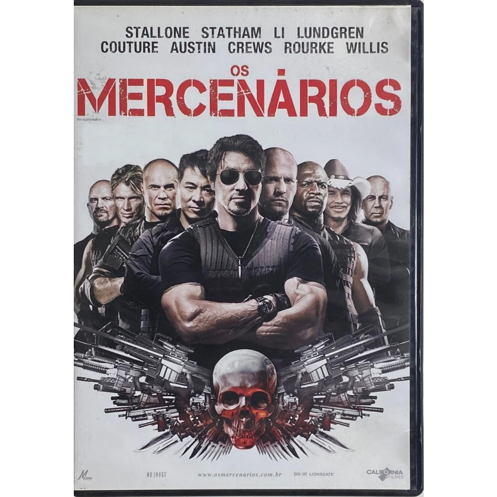 Os Mercenários - Sylvester Stallone, Jet Li, Jason Statham - DVD Original