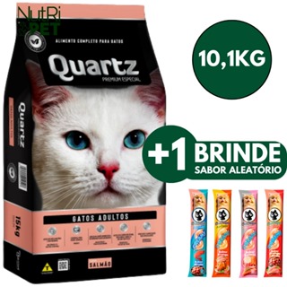Ração Quartz Gatos Salmão 10,1kg em Oferta na Shopee