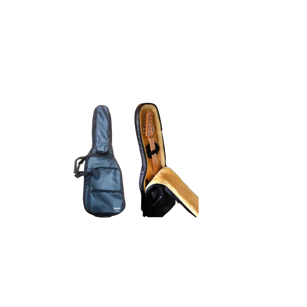 Capa Case Contra Baixo Squier Jb 4 Couro 1,18x38x7