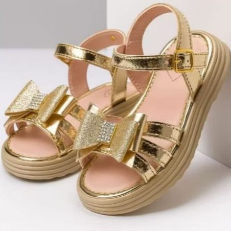 Sandália Infantil Menina Delicada Elegante Confortável Laço Antiderrapante Social Zanatti shoes