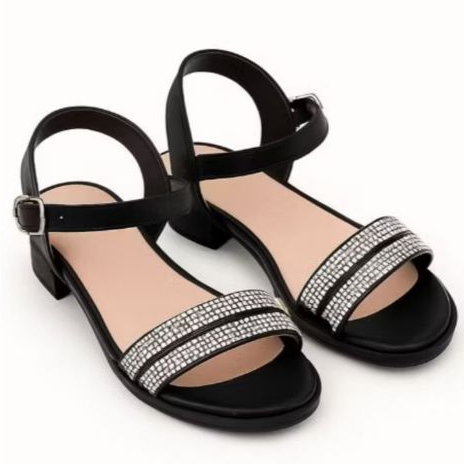 Sandália Infantil Saltinho Rasteirinha Menina Delicada Confortável leve Macia Zanatti shoes