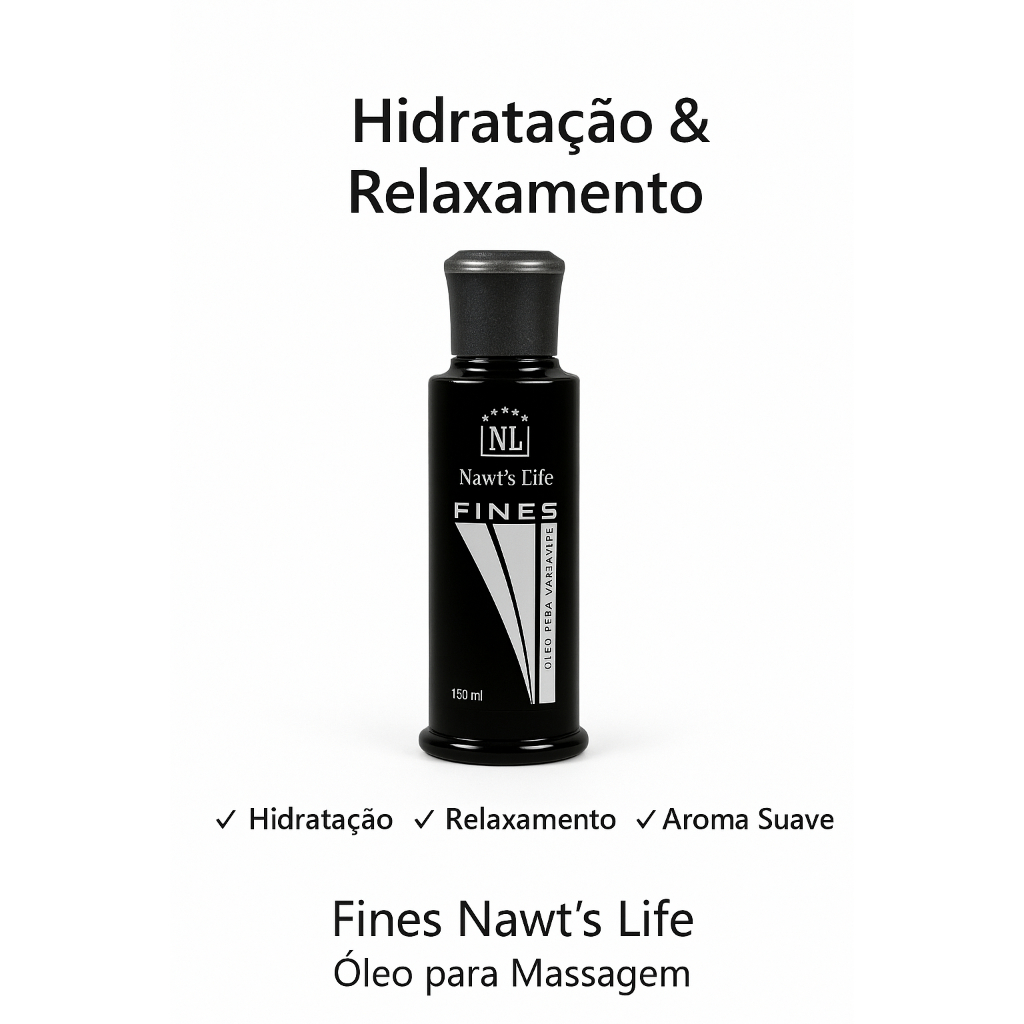 Óleo para Massagem Corporal Relaxante Fines Nawt's Life
