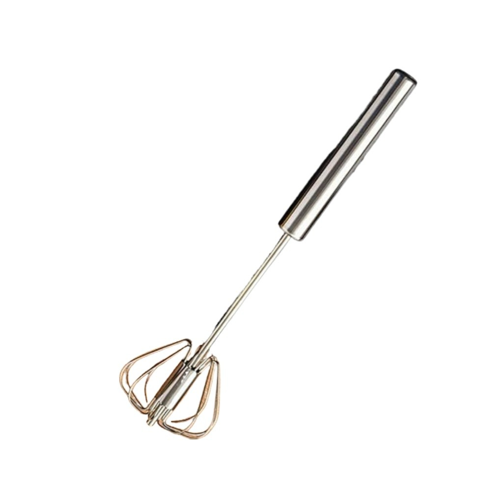 Batedor De Ovos Clara Neve Fouet Misturador Mixer Manual Giratório Sobe Desce