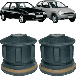 Par Bucha Eixo Traseiro Ford Ka 1.0 1.3 1997 1998 1999 2000 2001 2002... Fiesta
