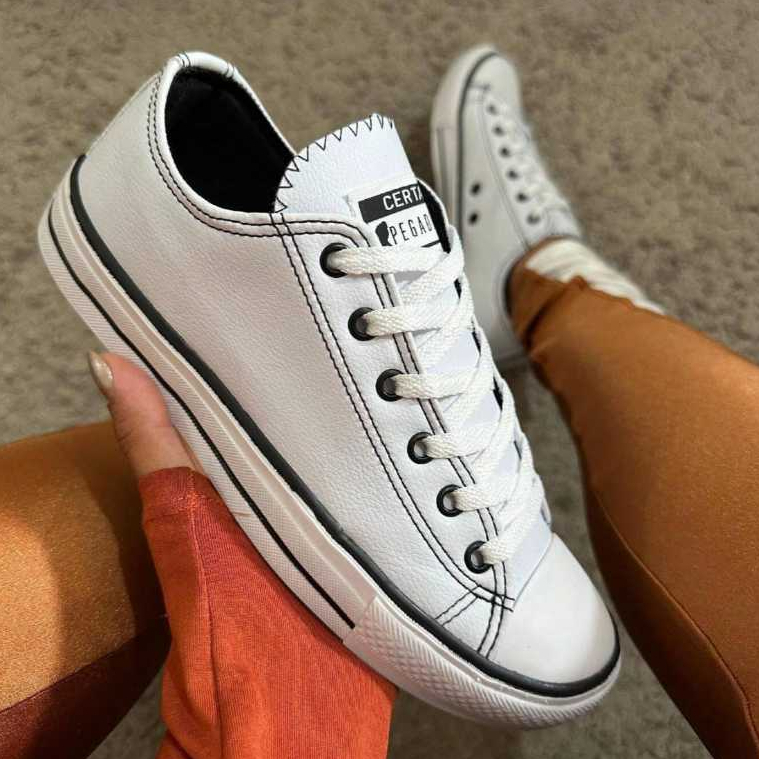 Tênis Estilo Skate Unissex Feminino e Masculino Casual Tradicional Courino(FORMA GRANDE)