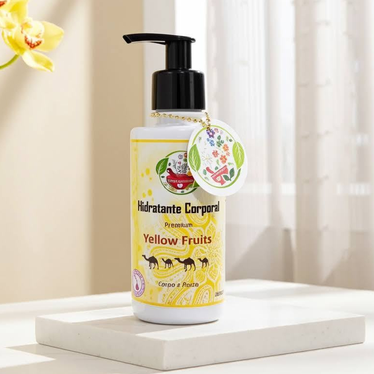 Hidratante Orgânico Corporal com Extratos Naturais e Óleos Essenciais - Diversos Aromas 200ml