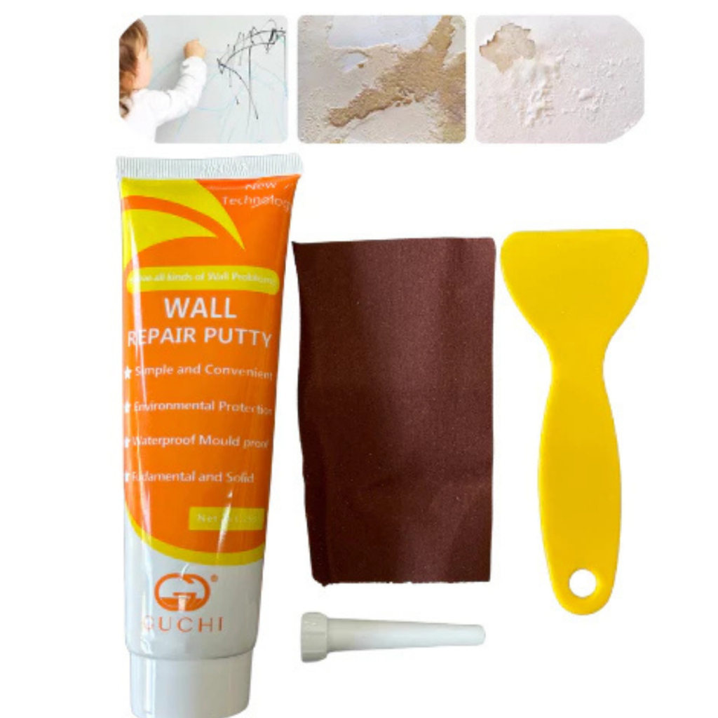 Pasta Para Reparo de Parede Tapar Buracos Trincas Rachaduras Sujeiras Rápida e Prática