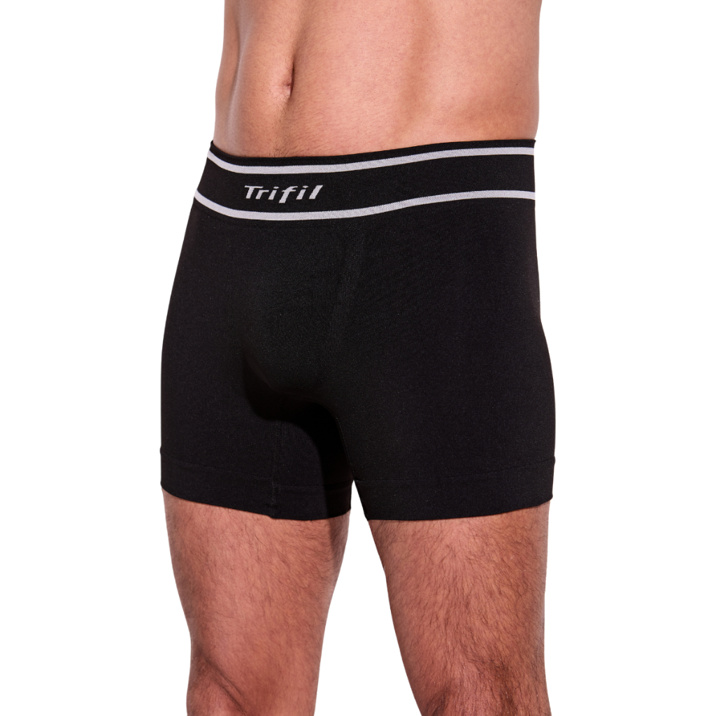 Kit 6 Cuecas Boxer Sem Costura Microfibra Adulto Masculino Trifil em Oferta na Shopee