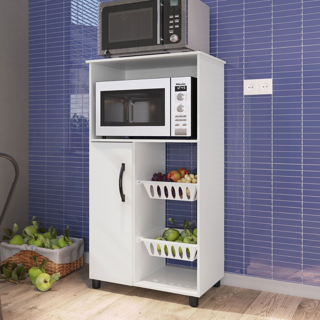 Armário de Cozinha Fruteira Kely 1 Porta em Oferta na Shopee