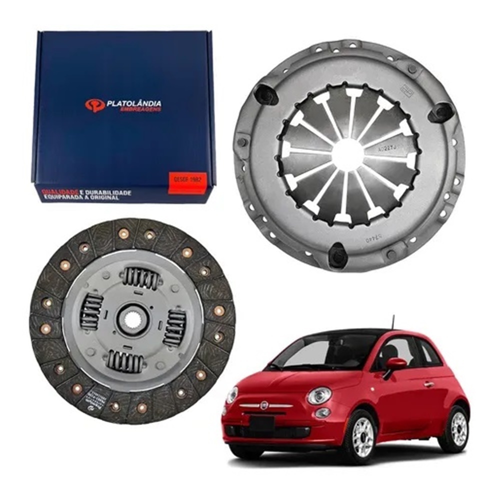 Kit Embreagem Remanufaturada Fiat 500 Cinquecento 1.4 8v 16v Dualogic 2012 a 2017