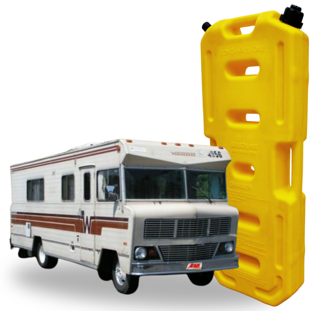 Galão Plástico Combustível e Água 20L Motorhome Expedição Amarelo