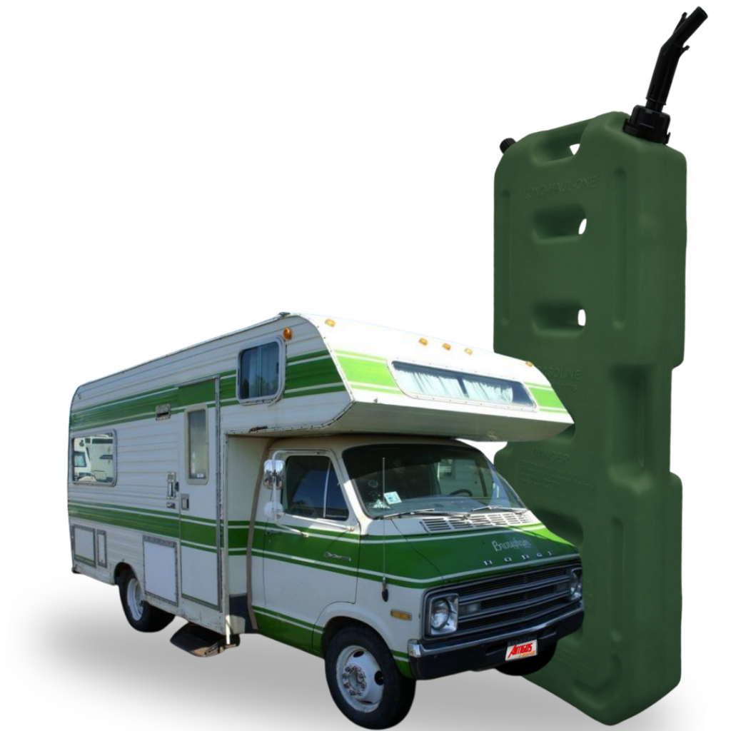 Galão Plástico Combustível E Água 20L Motorhome Expedição Verde Escuro