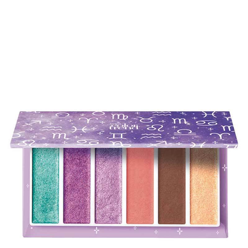 Paleta de Sombras para Olhos Zodiaco- com 6 cores- Avon color trend