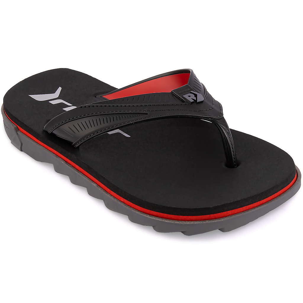Chinelo Rider de Dedo RW Plus Confortável Original 12425 Preto e Vermelho em Oferta na Shopee