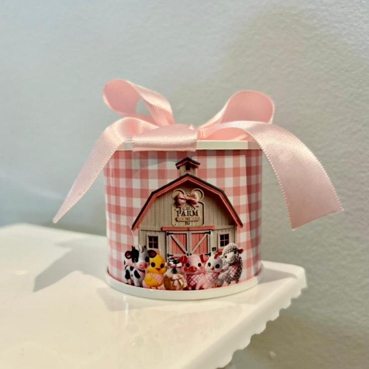 Kit tubolatas personalizadas FAZENDINHA • Lembrancinha maternidade | aniversário | chá de bebê - DIVERSOS TEMAS