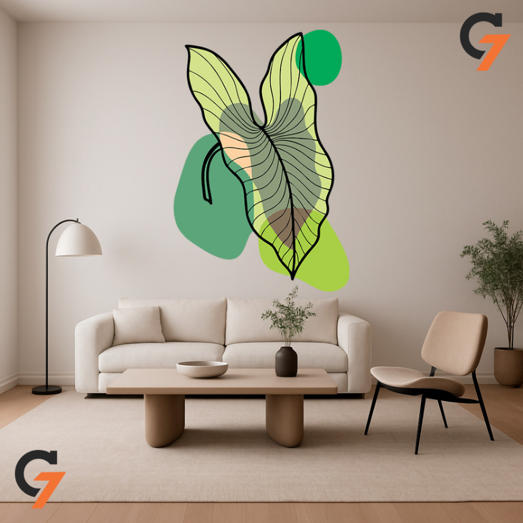 Adesivo de Parede Moderno Decorativo Móveis Flor Para Quarto Sala Escritorio Casa Autocolante