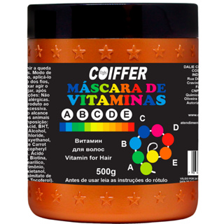 Máscara De Nutrição Vitamina Coiffer 500gr Previne Queda E Quebra em Oferta na Shopee