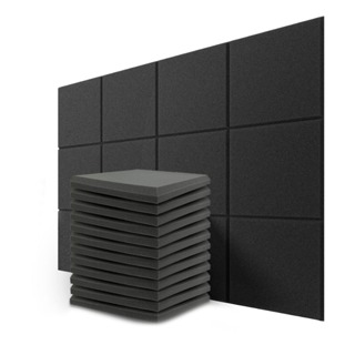 Kit 10 Placas Espumas Acústicas Lisas 30x30cm Espessuras De 2 A 4cm em Oferta na Shopee